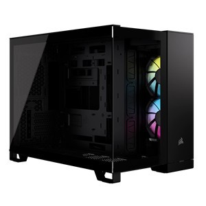 Corsair CC-9011267-WW 2500X RGB - blacK + Tempered glass side + front panel - me