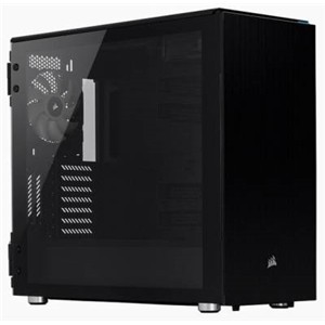 Corsair carbide Black with Tempered Glass
