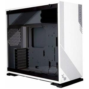 Inwinmid tower chassis - White with tool-less full-sized 3mm tempered glass side panel