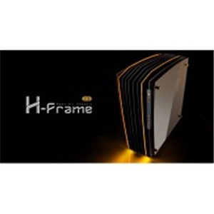 In-Win ca02 H-Frame 2.0 black+Yellow / gold