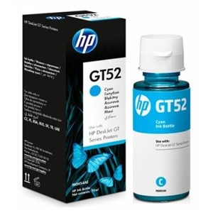 Hp m0h54ae gt 52 cyan ink bottle