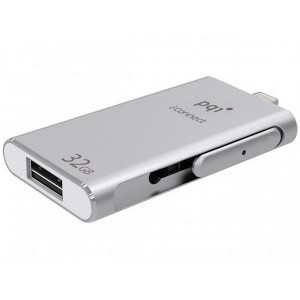 Pqi 6i01-032GR1001 iConnect 32Gb Silver - USB3.0