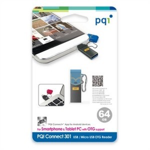 Pqi 6001-064GR1001 Connect302 64Gb bLue - USB3.0 flash drive