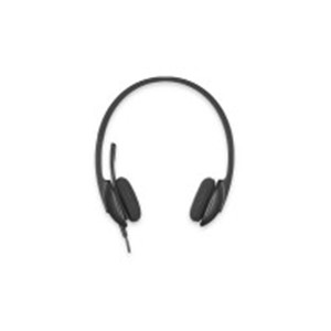 Logitech 981-000475 H340 usb stereo headset with rotating mic