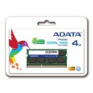 Adata ADDS1600W4G11-R , 4Gb so-dimm , 204 pin - DDR3L-16