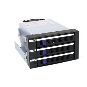 iCYDOCK mb153sp-b 3x hot-swappable 3.5" in