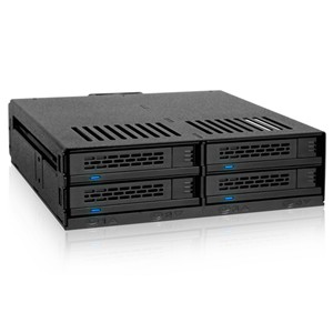icydock mb324sp-b mobile rack 4x front-accessed