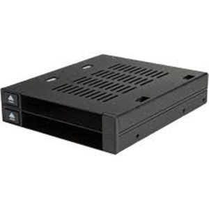 iCYDOCK mb522sp-b mobile rack blacK
