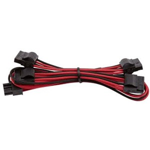 corsair CP-8920197 Red+blacK premium individually sleeved flexible