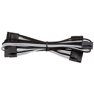 corsair CP-8920198 White+blacK premium individually sleeved flexible