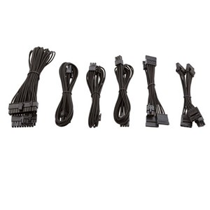 corsair CP-8920202 blacK premium individually sleeved flexible