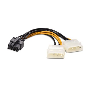 2x4pin molex to 6pin for PCI-E