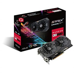 Asus ROG STRIX-RX570-4G-GAMING - 4Gb - Aura sync