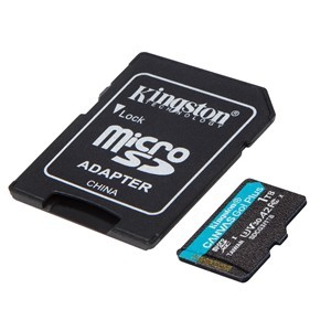 Kingston SDCG3/1TB miCroSDXC Canvas Go plus designed for HD+Hi-Res filming , wit