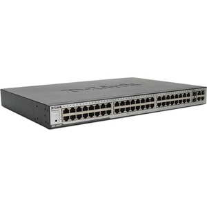 DES-3052P Managed 48-Port PoE Stackable Switch