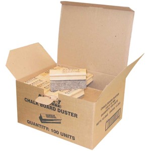 Chalk Board Wood Duster (150*35mm, Boxed 100, Grey)