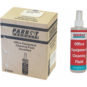 Office Equipment Cleaning Fluid (250ML Uncarded Box of 6)