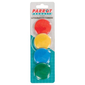 Magnets Circle (4 Per Card - Assorted, Size: 40mm)