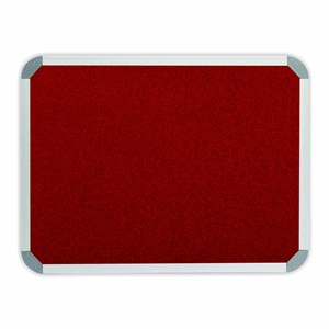 Info Board (Aluminium Frame, 900*600mm, Burgandy)