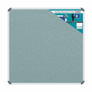 Info Board (Aluminium Frame, 900*900mm, Grey)