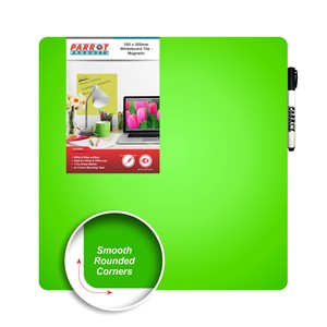 Magnetic Whiteboard Tile (355*355mm, Green)