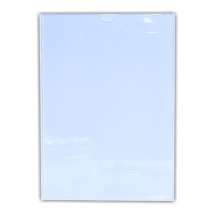 Perspex Pocket (Clear/White Backing A4)