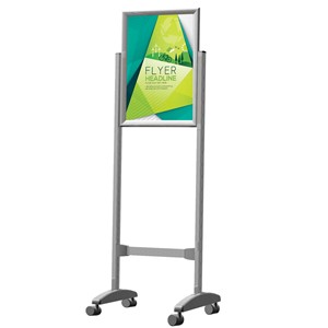 Poster Frame Stand (A0, Double Sided, Castors)
