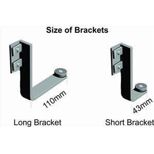 Easy Rail Mounting Bracket Set Long