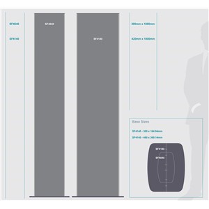 Double Sided Standing Sign (300*1800mm)