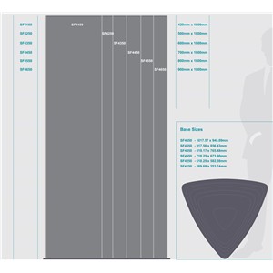 Triangular Tower Sign Frame (420*1800mm)