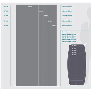 Sign Frame (600*1800mm, Double Sided, Standing)