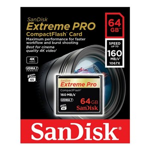SANDISK EXTREME PRO CF 160MB 64GB VPG