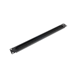 1U BLANKING PLATE BLACK