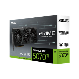 ASUS Prime -RTX5070TI-O16G, GeForce RTX 5070 Ti, 16 GB, GDDR7, 256 bit, 7680 x 4