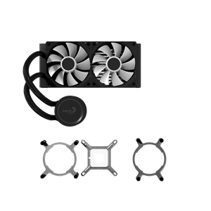 Aerocol Abyss L240 Black - 240mm ARGB Liquid Cooler - Intel LGA1851/LGA1700 - A