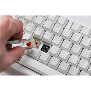 Ducky Keyboard Zero 6108 100% -White- Cherry MX2A Blue