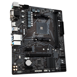 GIGABYTE A520M S2H Motherboard - Supports AMD Ryzen 5000 Series AM4 CPUs, 4+3 Ph