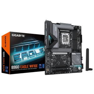 GIGABYTE Intel® B860 Chipset for LGA 1851; 4x DDR5; 3x M2; HDMI/DP ; ATX.