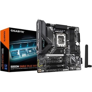 GIGABYTE Intel® B860 Chipset for LGA 1851; 2x DDR5; 2x M2; HDMI/DP; mATX.