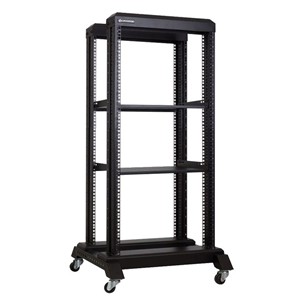 Linkbasic 22U 600 Deep Cabinet Open Rack & 2 Shelves
