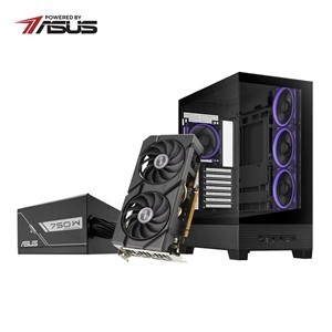 Asus UWM 2 Gaming Chassis/Graphics Card/Power Supply Combo (A31 PLUS | RX 7600 |