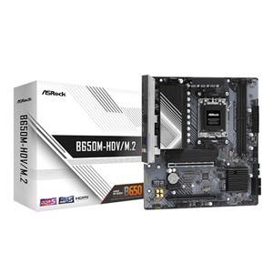 ASRock B650M-HDV/M.2 AM5 Micro-ATX Motherboard