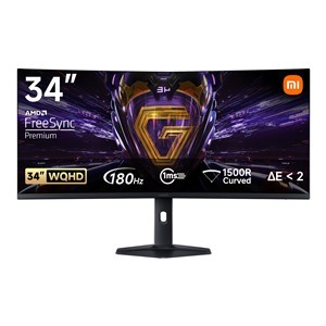 Xiaomi G34WQi 34" 1440p UltraWide VA Curved Gaming Monitor (180Hz, 1ms)