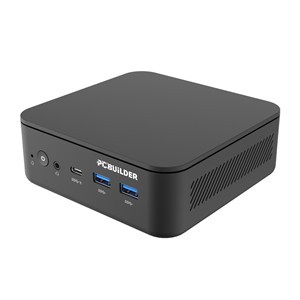 PCBuilder CUBE Intel Core 3-100U 16GB DDR5 512GB Windows 11 Pro Mini PC