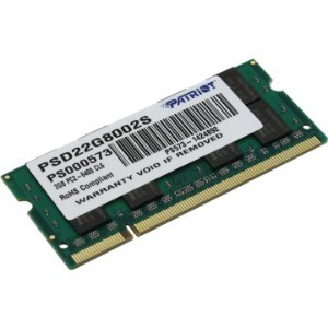 Patriot Signature Line 2GB DDR2 800MHz SO-DIMM Dual Rank