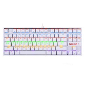 REDRAGON KUMARA Mechanical 87 Key|RGB Backlit Gaming Keyboard - White