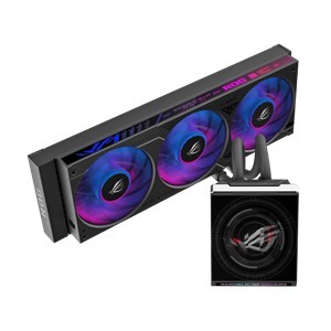 ASUS ROG Strix SLC IV 360 ARGB LCD Liquid CPU Cooler - Black