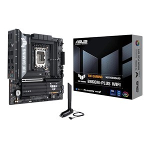 Asus TUF Gaming B860M-Plus Wi-Fi M-ATX Motherboard – Intel LGA1851, DDR5, PCIe 5