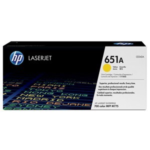 HP 651A YELLOW LASERJET TONER CATRIDGE