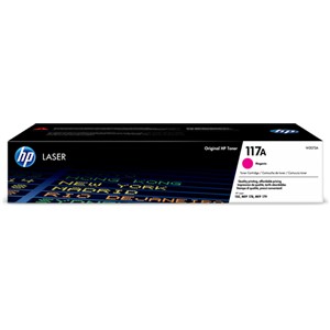 HP #117A MAGENTA ORIGINAL LASER TONER CARTRIDGE